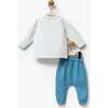 Croc Graphic Outfit, White - Mixed Apparel Set - 5