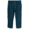 Jake Cotton Corduroy Adjustable Elastic Waist 5-Pocket Trousers, Navy - Pants - 1 - thumbnail