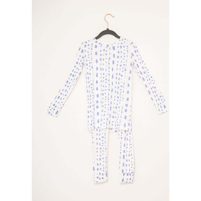 Dalmatian Dot Pajamas, French Blue