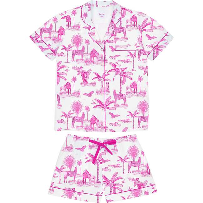 Women's Skydog Pink Short PJ Set