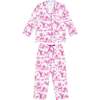 Women's Skydog Pink Long PJ Set - Pajamas - 1 - thumbnail