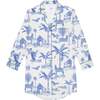 Women's Skydog Blue Night Shirt - Pajamas - 1 - thumbnail