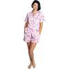 Women's Skydog Pink Short PJ Set - Pajamas - 2