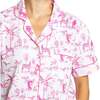 Women's Skydog Pink Short PJ Set - Pajamas - 3