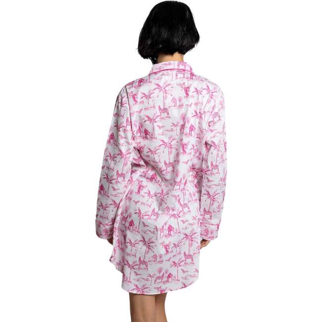 Women's Skydog Pink Night Shirt - Pajamas - 7