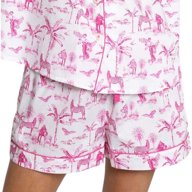 Women's Skydog Pink Short PJ Set - Pajamas - 4