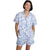 Women's Skydog Blue Short PJ Set - Pajamas - 4