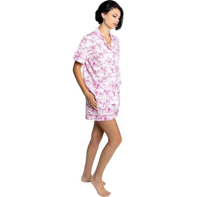 Women's Skydog Pink Short PJ Set - Pajamas - 6