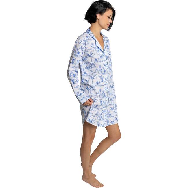 Women's Skydog Blue Night Shirt - Pajamas - 6