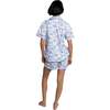 Women's Skydog Blue Short PJ Set - Pajamas - 7