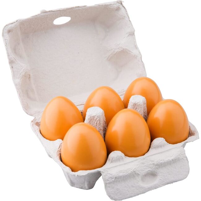 New Classic Toys Wooden Eggs 6-pieces