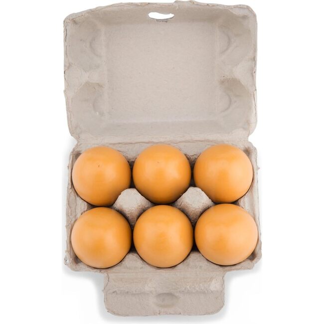 New Classic Toys Wooden Eggs 6-pieces - Woodens - 5