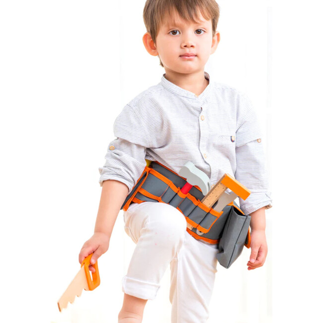 New Classic Toys Tool Belt, Orange - Woodens - 5