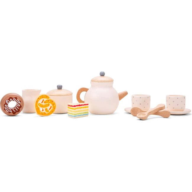 New Classic Toys Tea Set - Woodens - 4