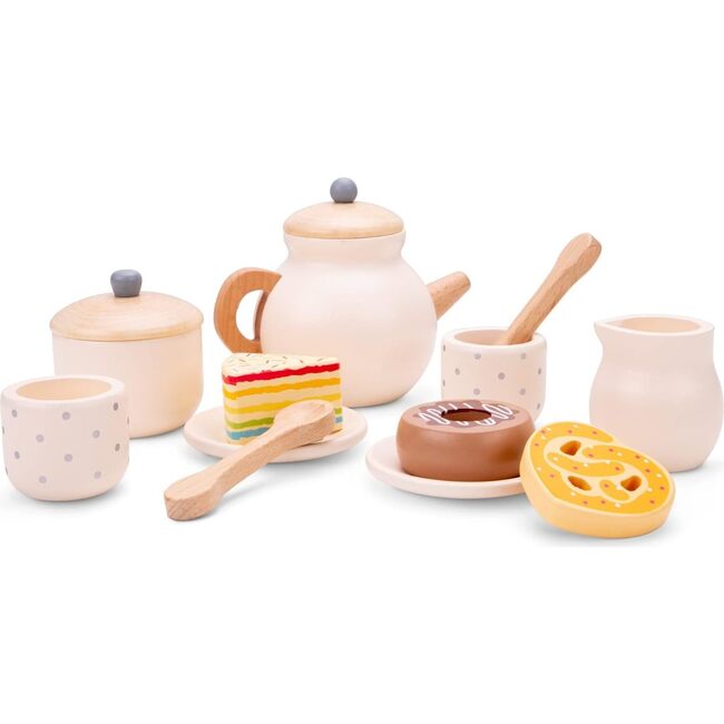 New Classic Toys Tea Set - Woodens - 5