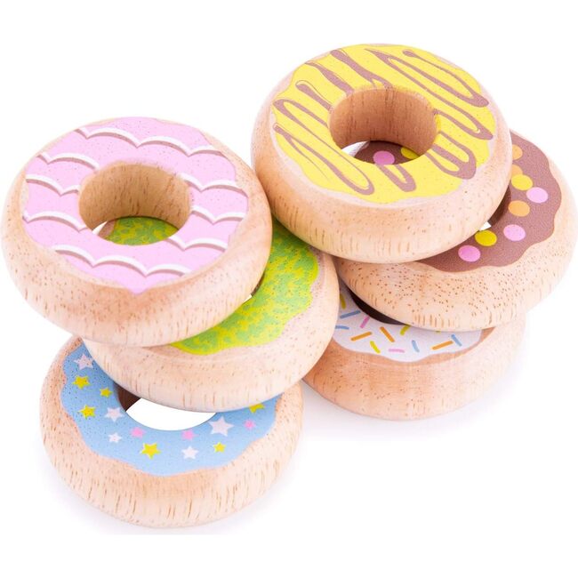 New Classic Toys Donuts 6 pieces - Woodens - 3