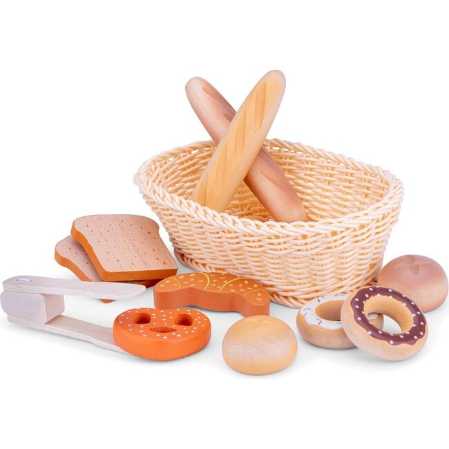 New Classic Toys Bread Basket - Woodens - 5