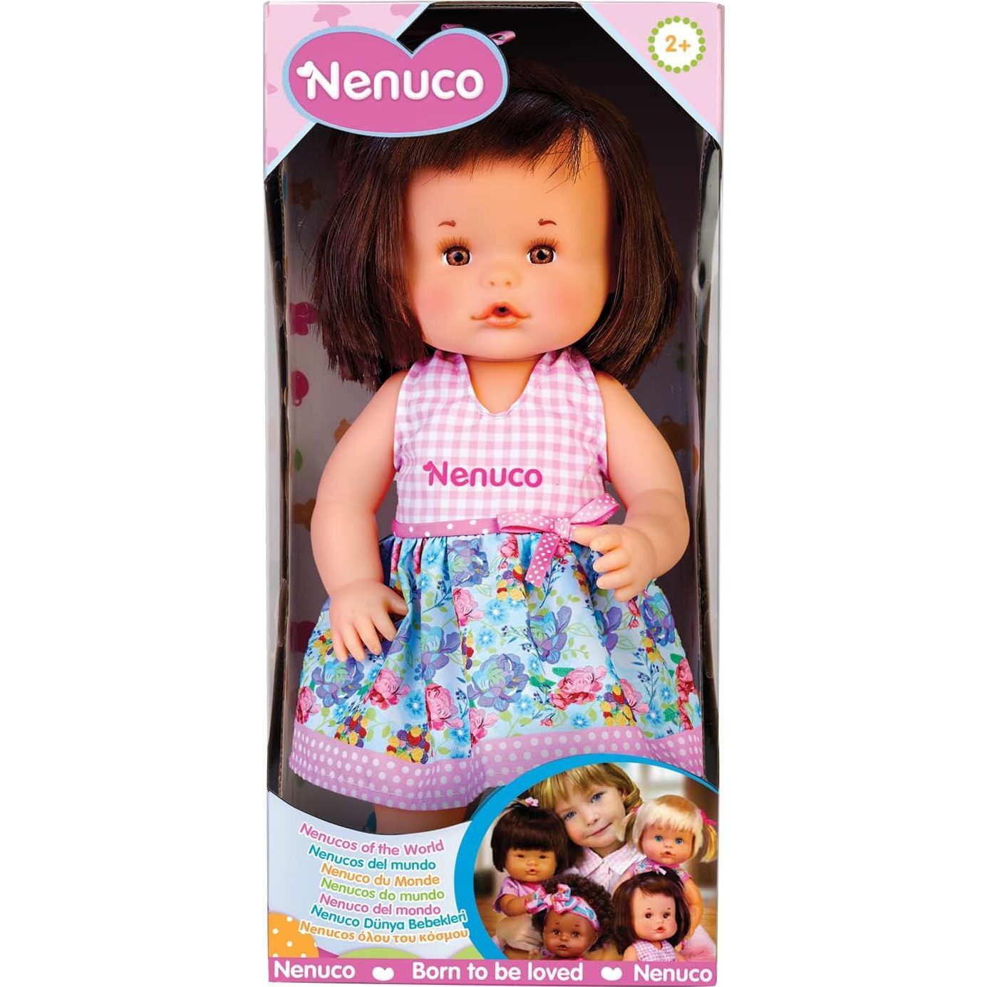 Nenucos of the World Asian Baby Doll with Dark Brown Hair and Brown Eyes - Dolls - 1