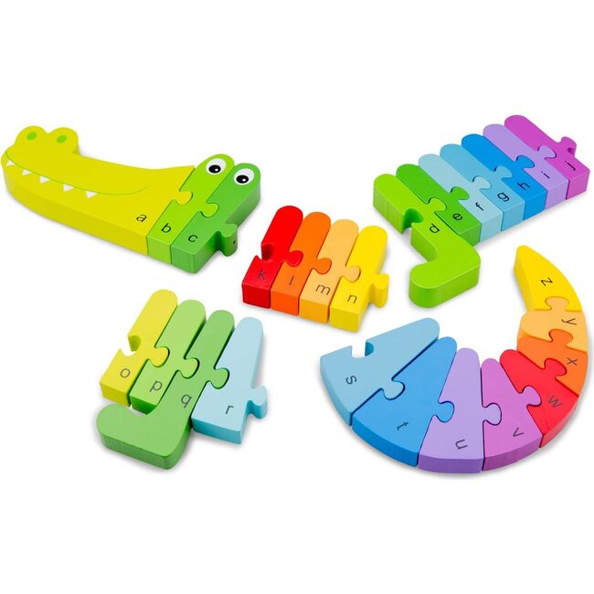 New Classic Toys Alphabet Puzzle Crocodile