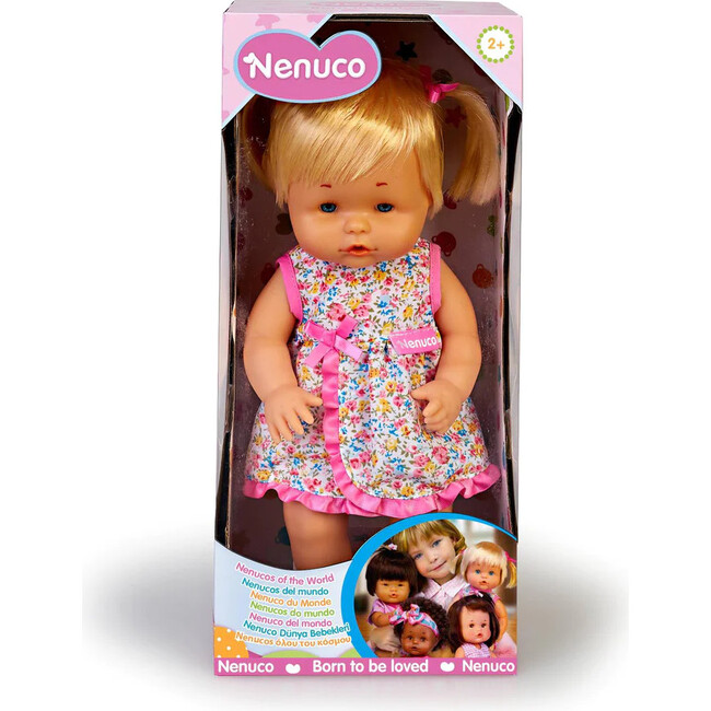 Nenuco of The World Caucasian Baby Doll with Blonde Hair and Blue Eyes