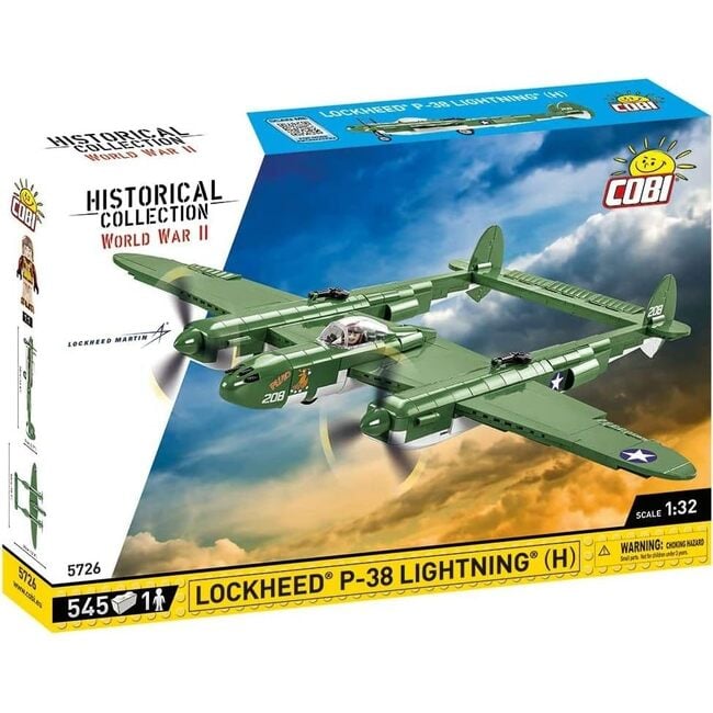 COBI Historical Collection WWII Lockheed® P-38 LIGHTNING® Plane - Blocks - 2