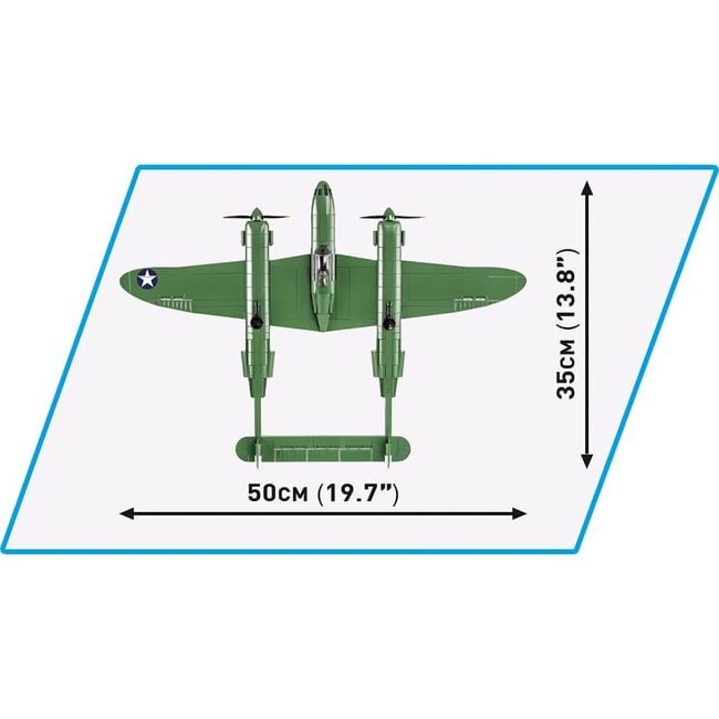 COBI Historical Collection WWII Lockheed® P-38 LIGHTNING® Plane - Blocks - 3