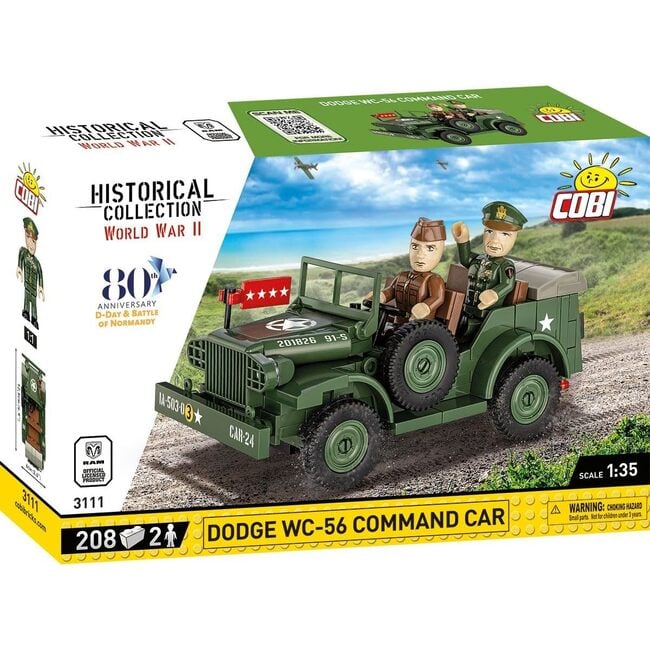 COBI Historical Collection WWII Dodge WC-56 Command Car - Blocks - 2