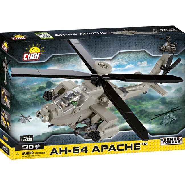 COBI Armed Forces AH-64 Apache Helicopter