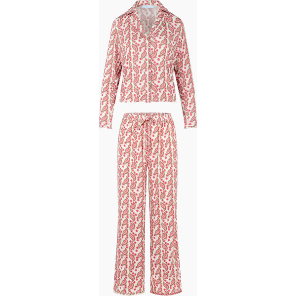 Women's Eleni Pajama Set, Birch Vine Stripe - Hill House