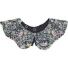 Babys Liberty Fabric Snap Button Collar, Dark Navy - Other Accessories - 1 - thumbnail