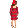 Blair Tartan Short Puff Sleeve Off-Shoulder Dress, Red - Dresses - 2