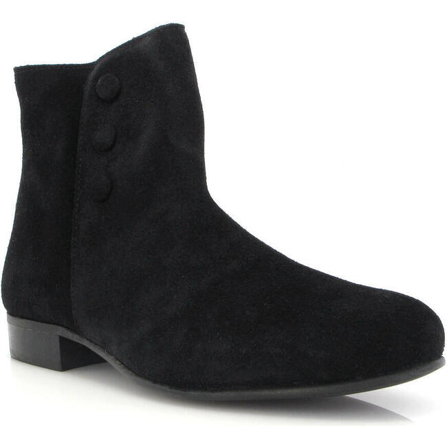 Suede Boots, Black - Boots - 2