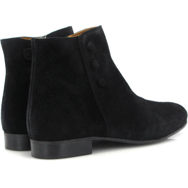 Suede Boots, Black - Boots - 4