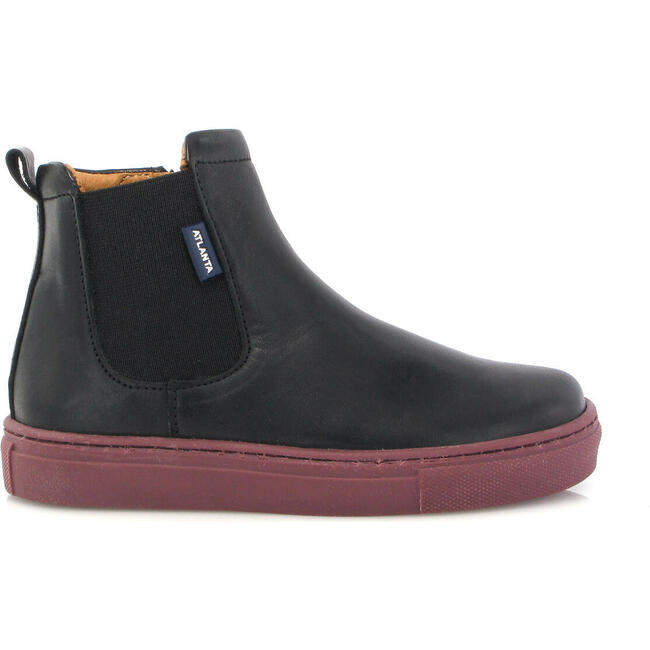 Sneaker Boots, Smooth Black