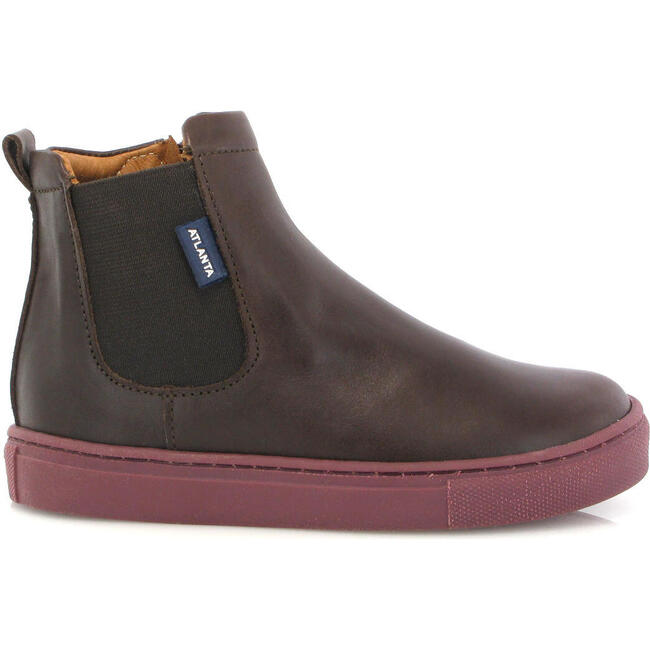 Sneaker Boots, Smooth Dark Brown