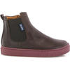 Sneaker Boots, Smooth Dark Brown - Boots - 1 - thumbnail