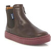 Sneaker Boots, Smooth Dark Brown - Boots - 2