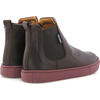 Sneaker Boots, Smooth Dark Brown - Boots - 4