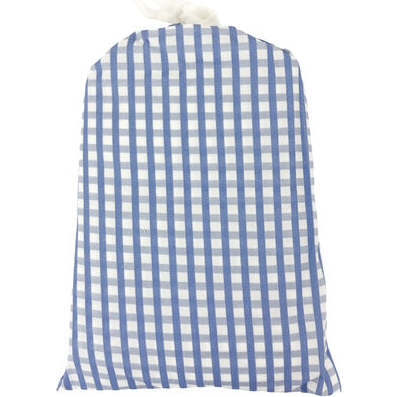 Gingham Crib Sheets, French Blue - Crib Sheets - 1