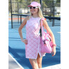 Women's Palmer Active Dress, Pink Bow Trellis - Dresses - 1 - thumbnail