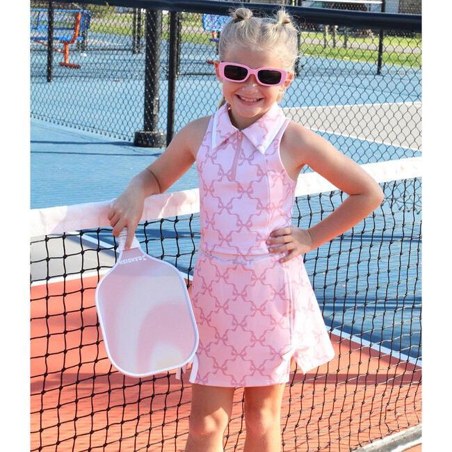 Girl's Palmer Active Set, Pink Bow Trellis - Mixed Apparel Set - 1