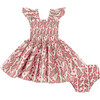 The Baby Ellie Nap Dress, Birch Vine Stripe - Dresses - 1 - thumbnail