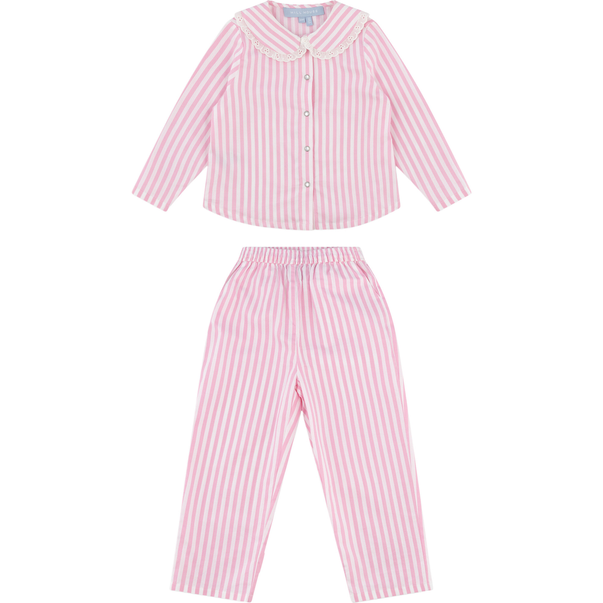 The Baby Cypress Set, Pink Stripe - Pajamas - 1