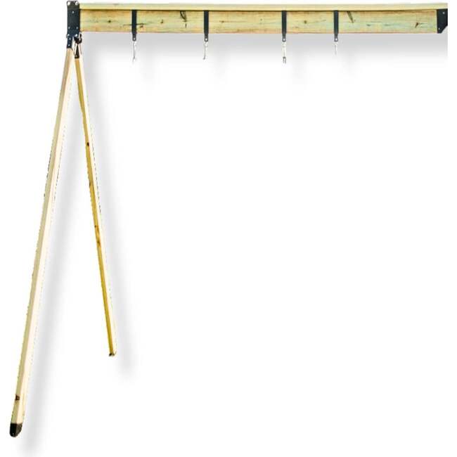 Bijou A Frame Swing side with wood