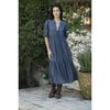 Women's Lulu Midi Dress, Royal Denim - Dresses - 3