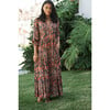 Women's Sienna Maxi Dress, Fall Leaves - Dresses - 4