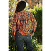 Women's Colorado Long Sleeve Top, Fall Leaves - Blouses - 2