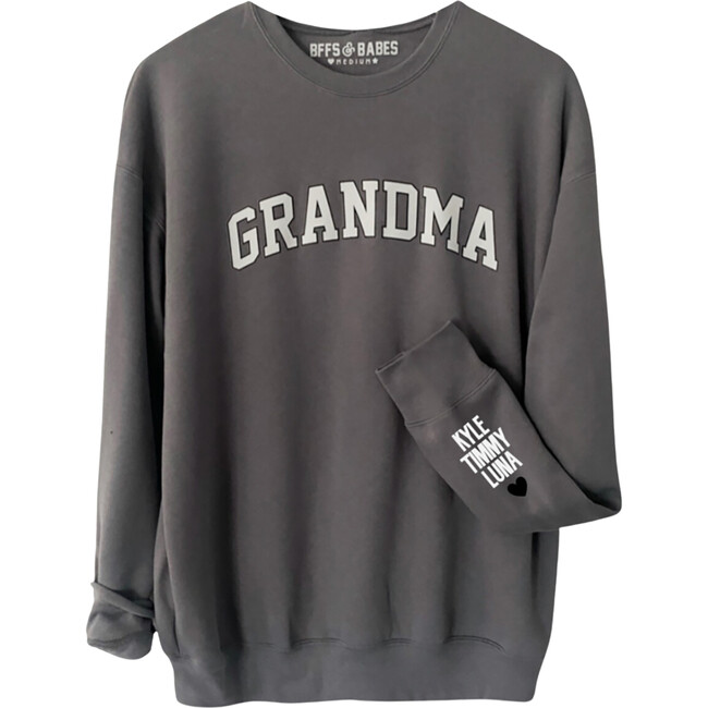 Personalized Women's Grandma Love On The Cuff Sweatshirt, Stormy