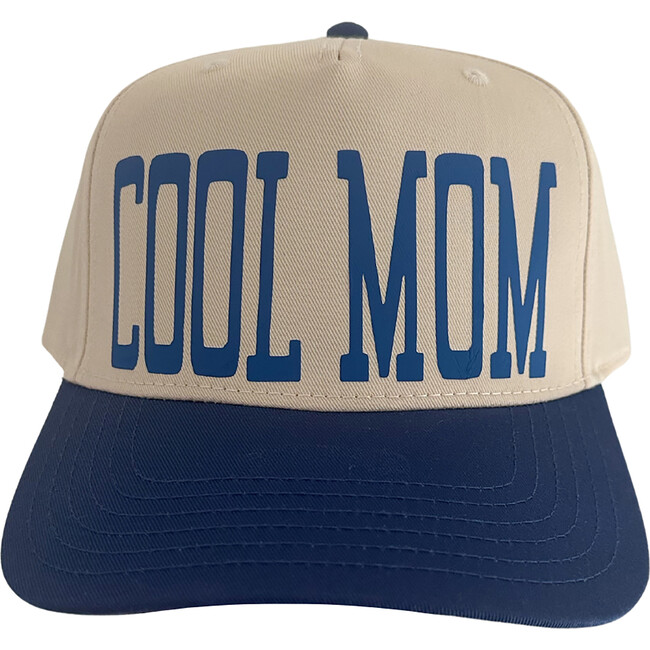 Women's Cool Mom 2-Tone Hat, Tan & Blue