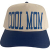 Women's Cool Mom 2-Tone Hat, Tan & Blue - Hats - 1 - thumbnail